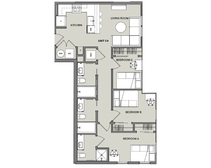 C4 Floor plan