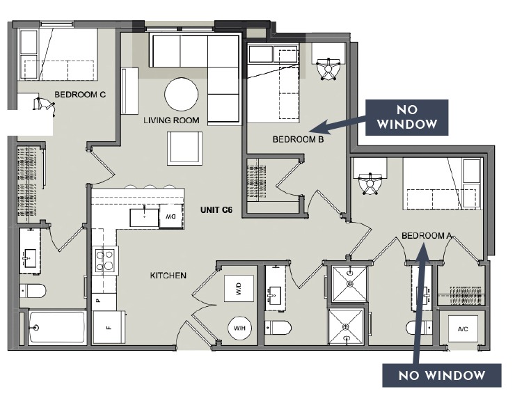 C6 Floor plan