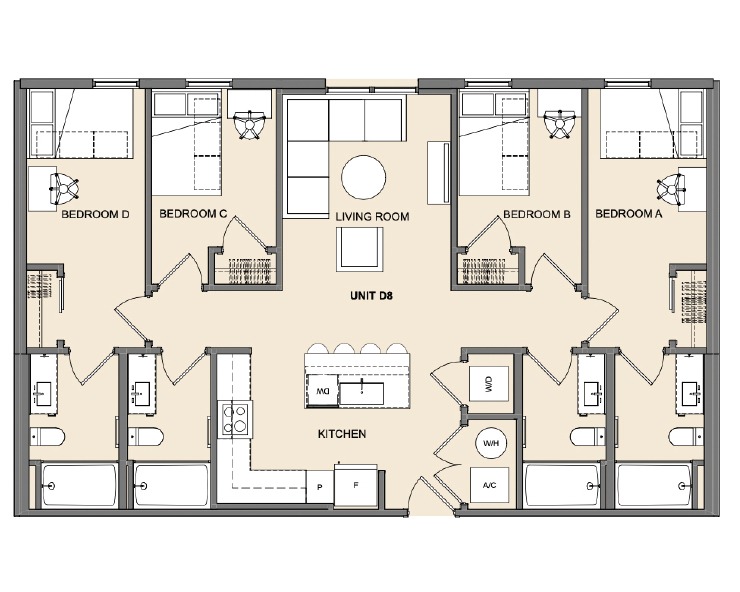 D8 Floor plan