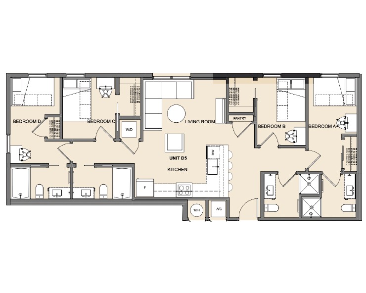 D5 Floor plan