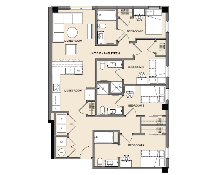 D13 Floor plan