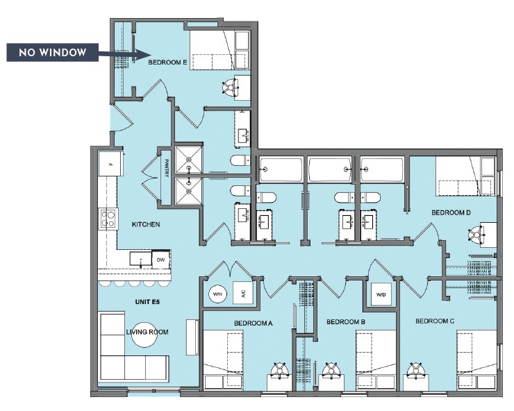 E5 Floor plan