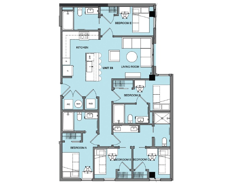 E6 Floor plan