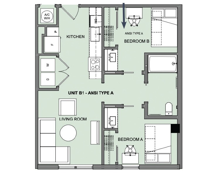 B1 Floor plan