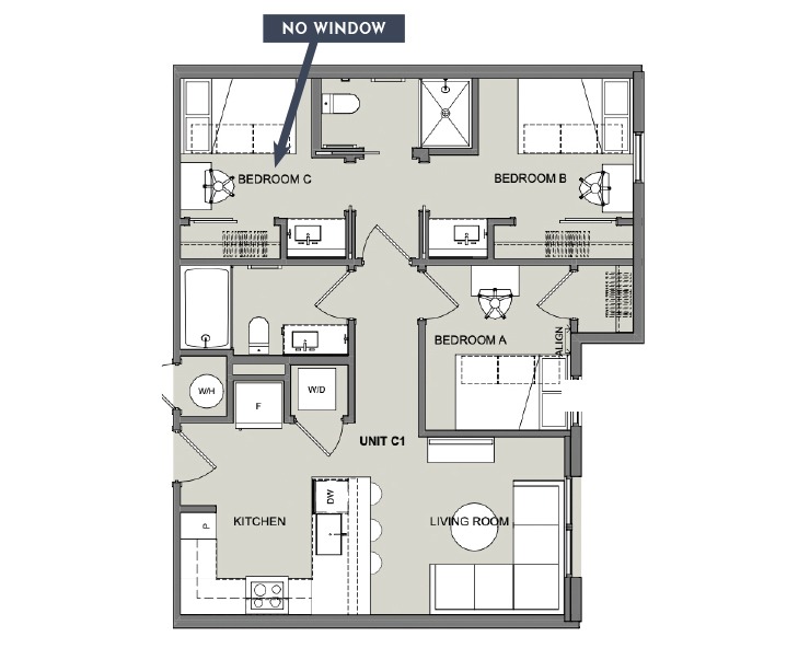 C1 Floor plan